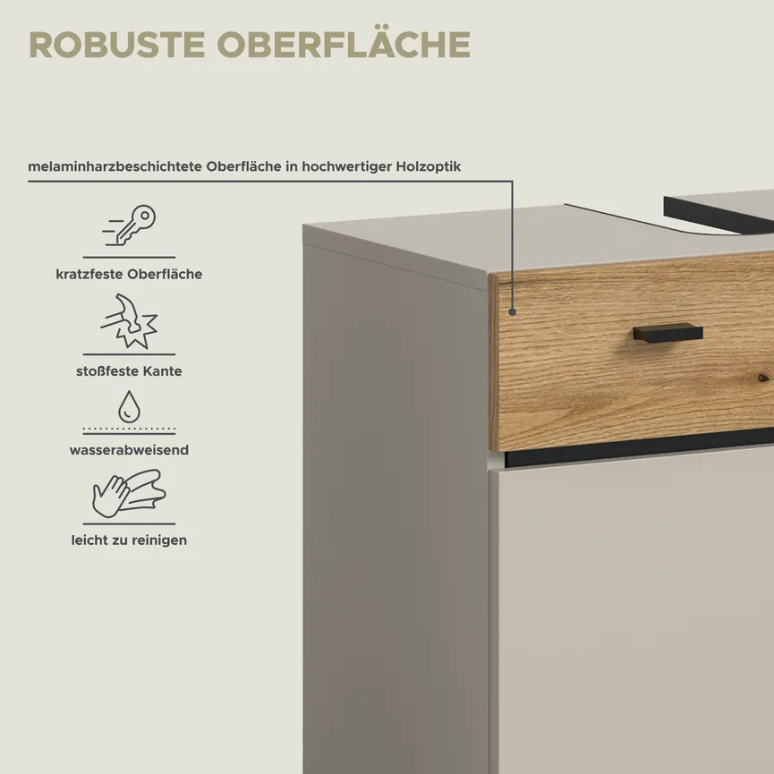 Waschbeckenunterschrank detail