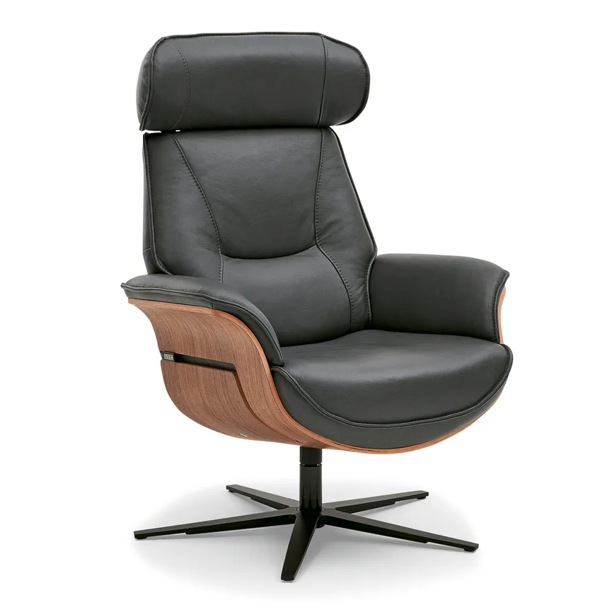Relaxsessel Fuß schwarz detail