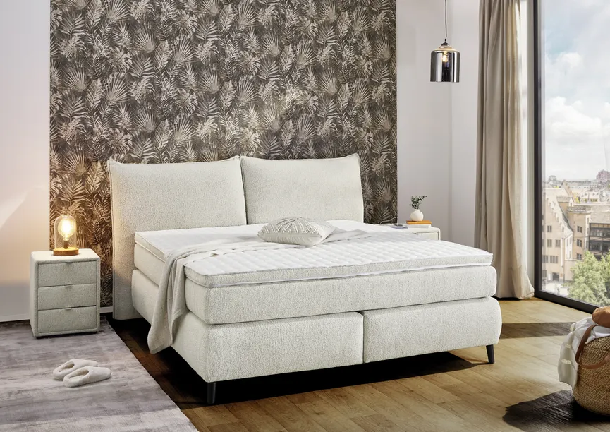 Boxspringbett 180x200 cm milieu