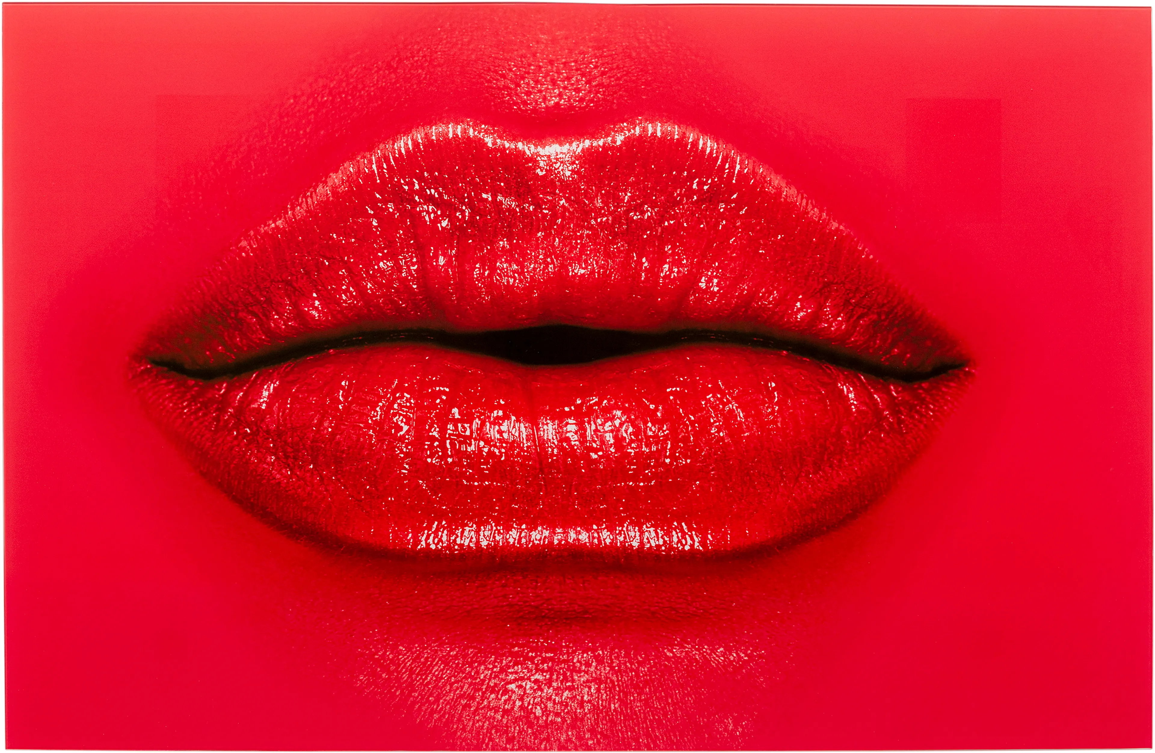 Wandbild 120 x 20 cm Red Lips 57015