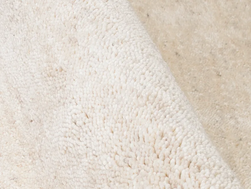 Handgewebter Hochflorteppich detail