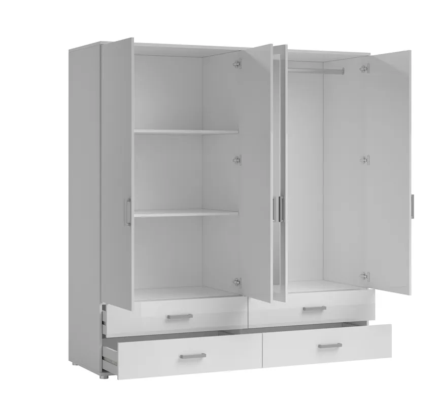 Drehtürenschrank 4-trg. detail