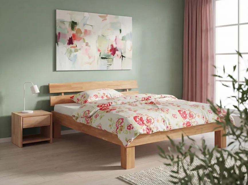 Massivholzbett Judith milieu