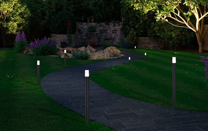 Plug&Shine Pollerleuchte Flare milieu