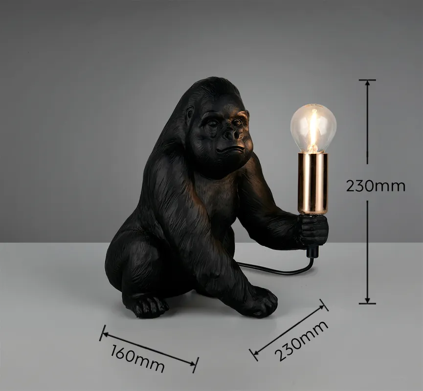 Deko-Tischleuchte "Kong" detail