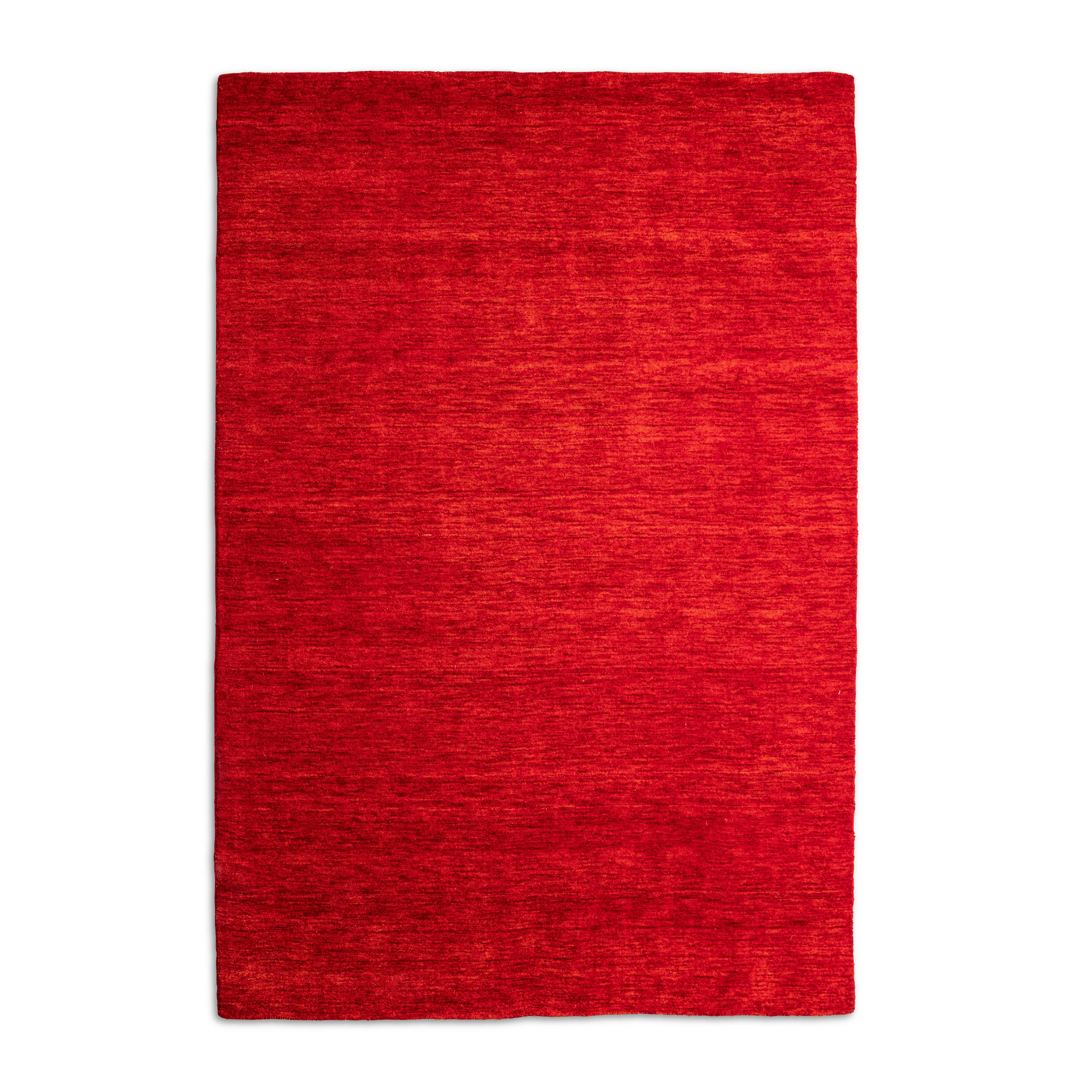 Webteppich  Gabbeh Uni 195 x 295 cm