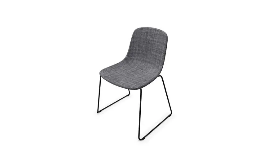 Stuhl Sled fully upholstered hauptaufnahme