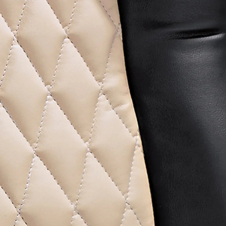 Gamingstuhl creme/schwarz material_farbe