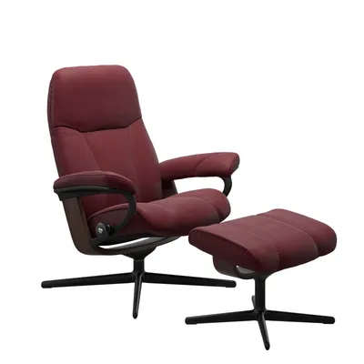 Sessel mit Hocker