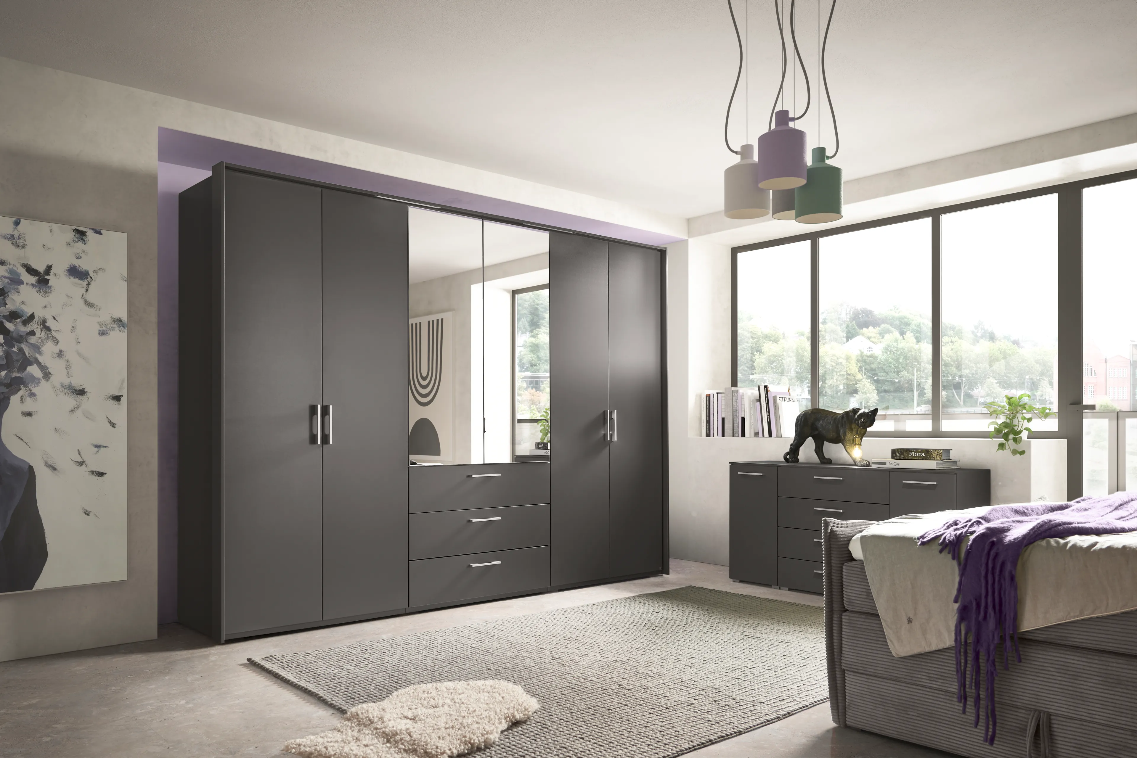 Kleiderschrank Henderson 301 x 223 cm