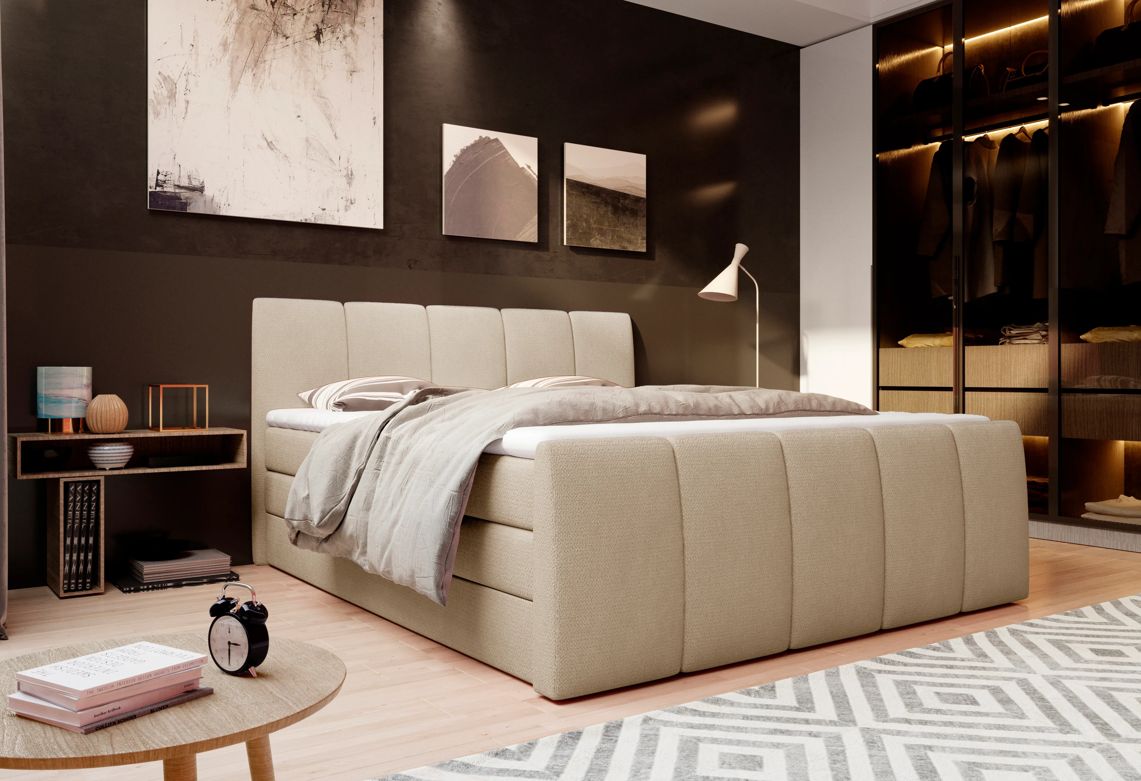 Boxspringbett Fresco 140 x 200 cm