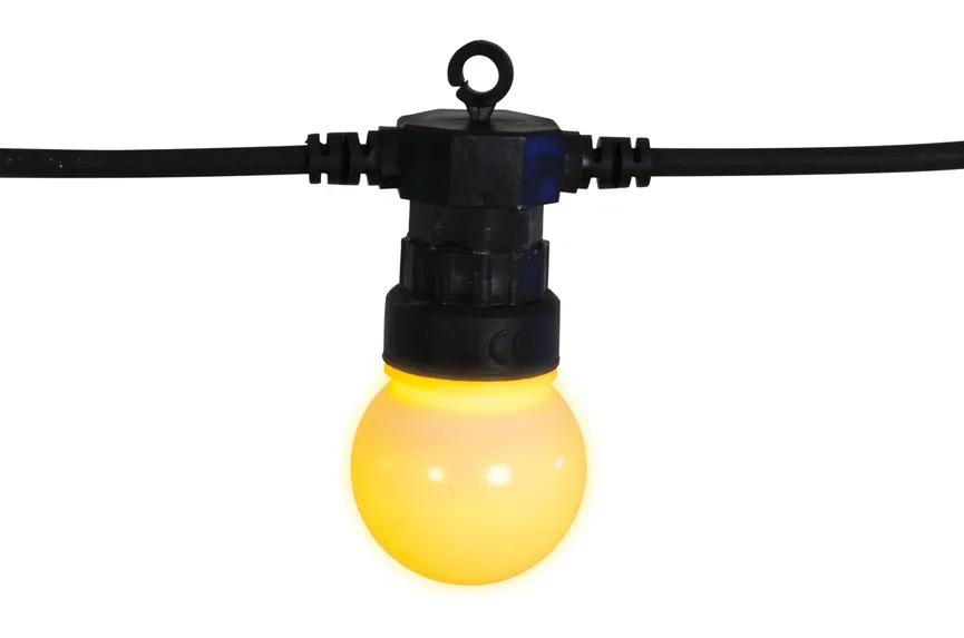 LED-Lichterkette bunt detail