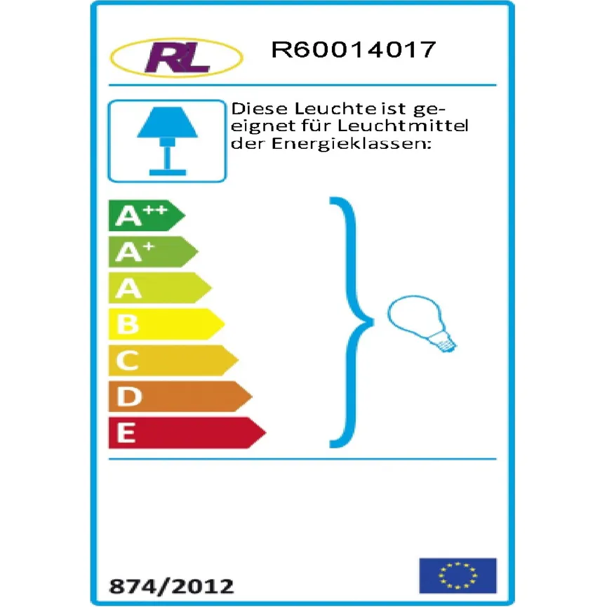 Deckenleuchte "Flower" energielabel