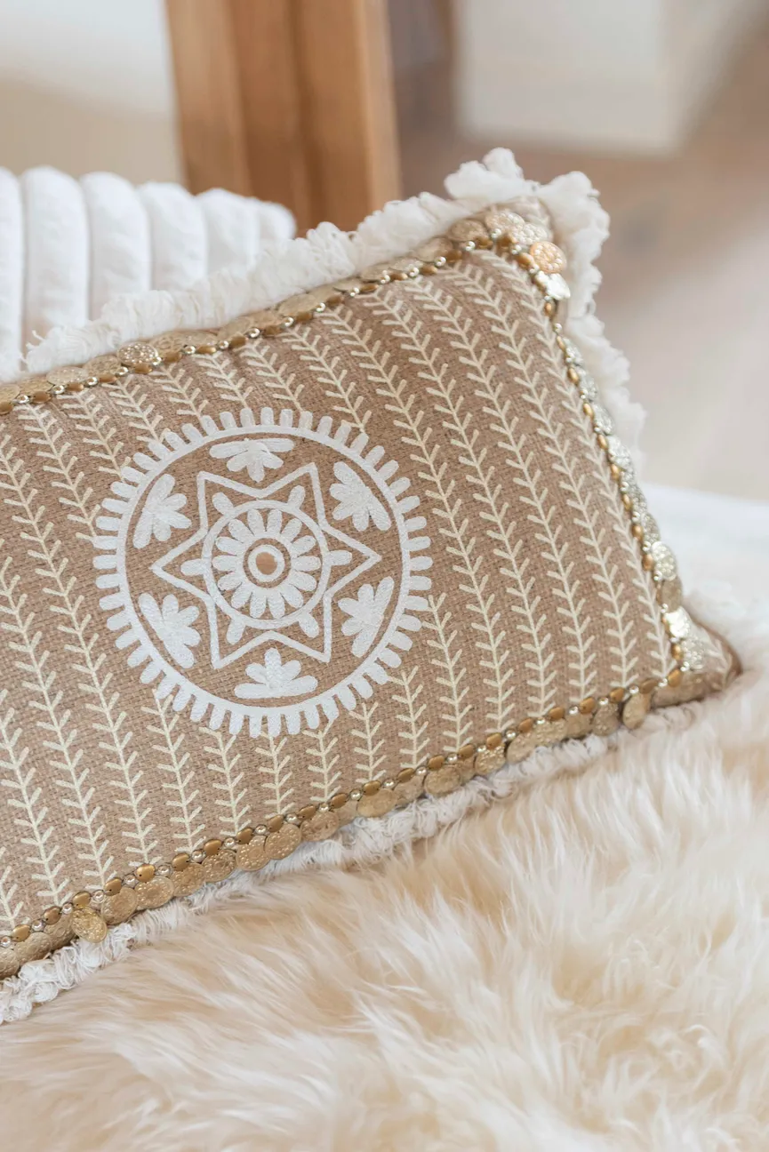 Kissen natur/beige milieu