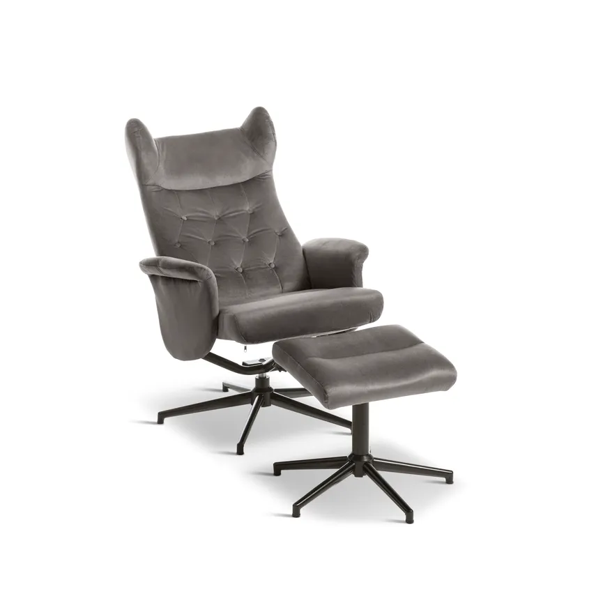 Relaxsessel + Hocker detail