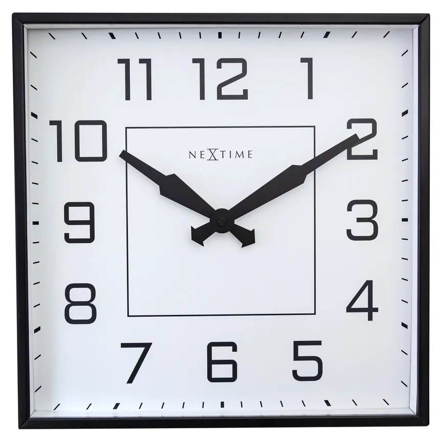 Quarzwanduhr "Be Square" hauptaufnahme