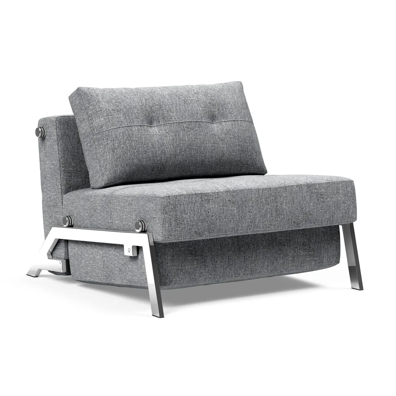 Stylisher Schlafsessel mit gefalteter Matratze
