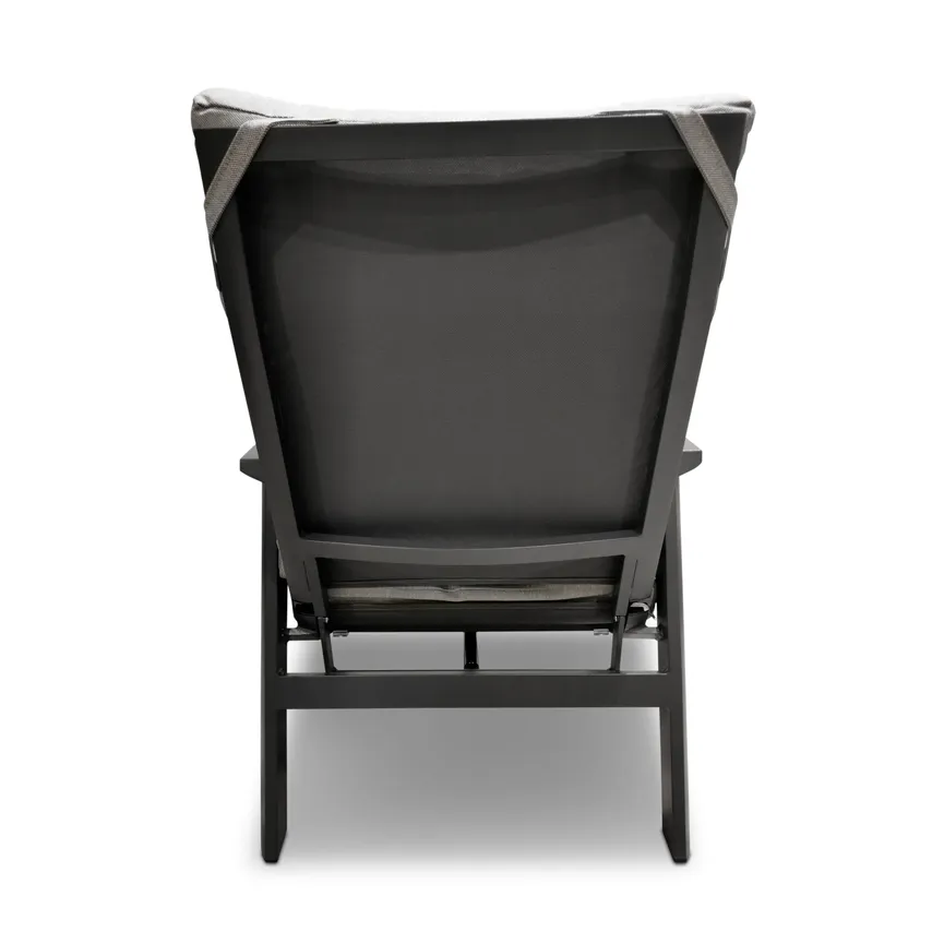 Loungesessel Grau detail
