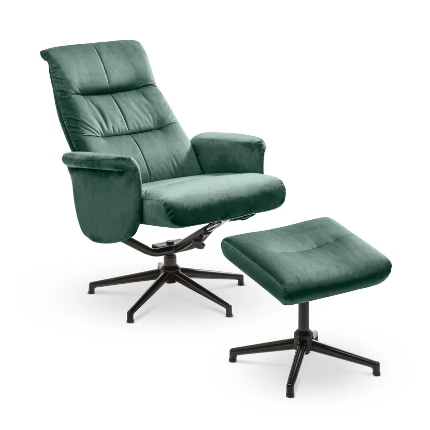 Relaxsessel + Hocker detail