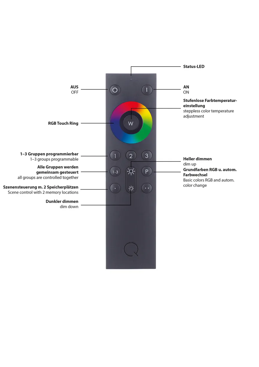 Pendelleuchte "Q-Vito" detail