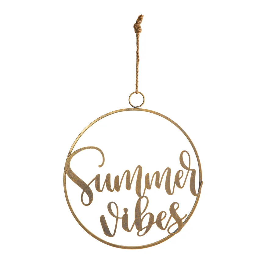 Hänger "Summer Vibes" gold hauptaufnahme