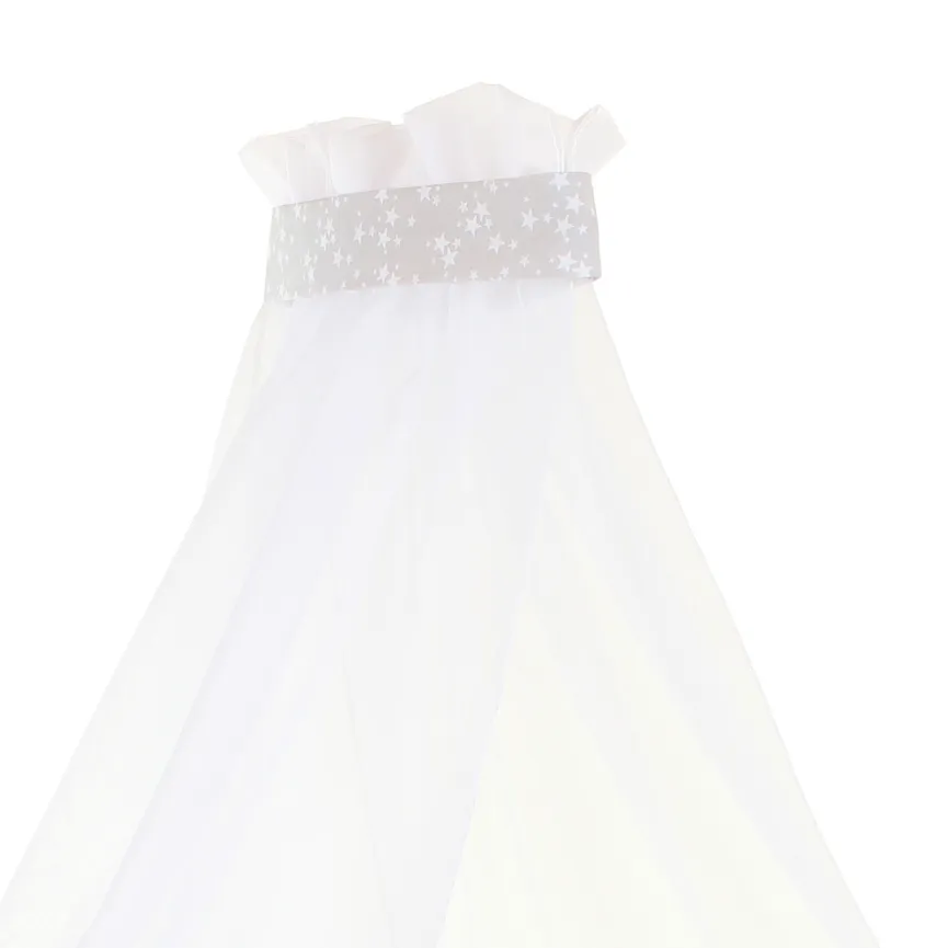 Himmel perlgrau Sterne weiß hauptaufnahme