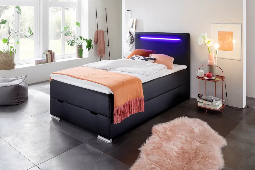 Boxspringbett 120x200 cm milieu
