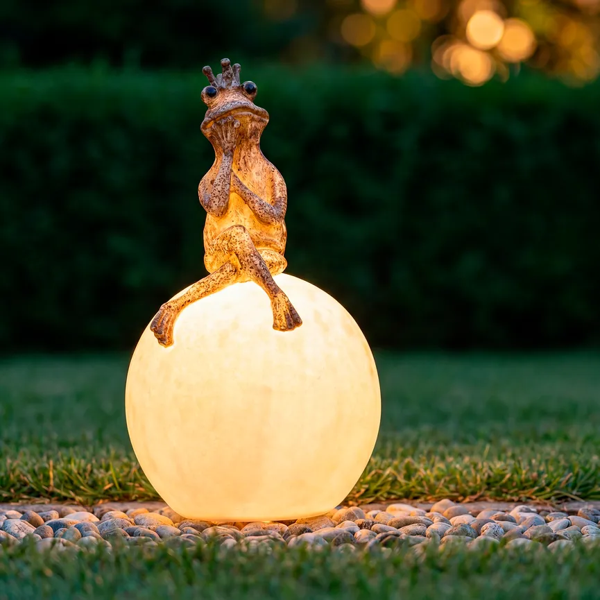 Bodenleuchte "Frosch" milieu