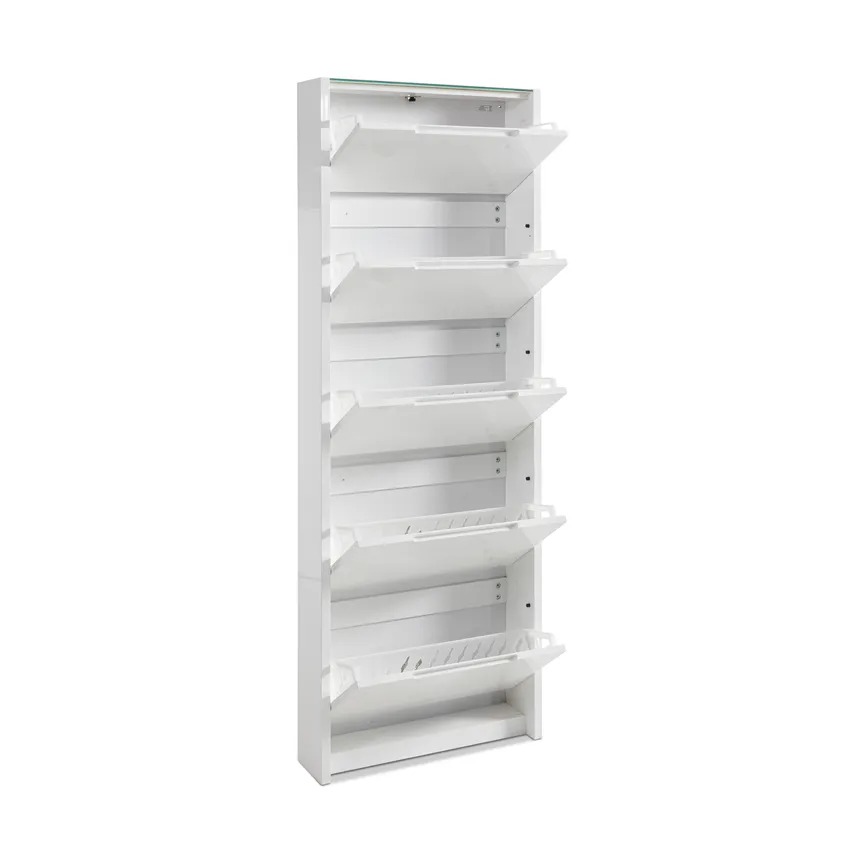 5-Klappen-Schuhschrank detail