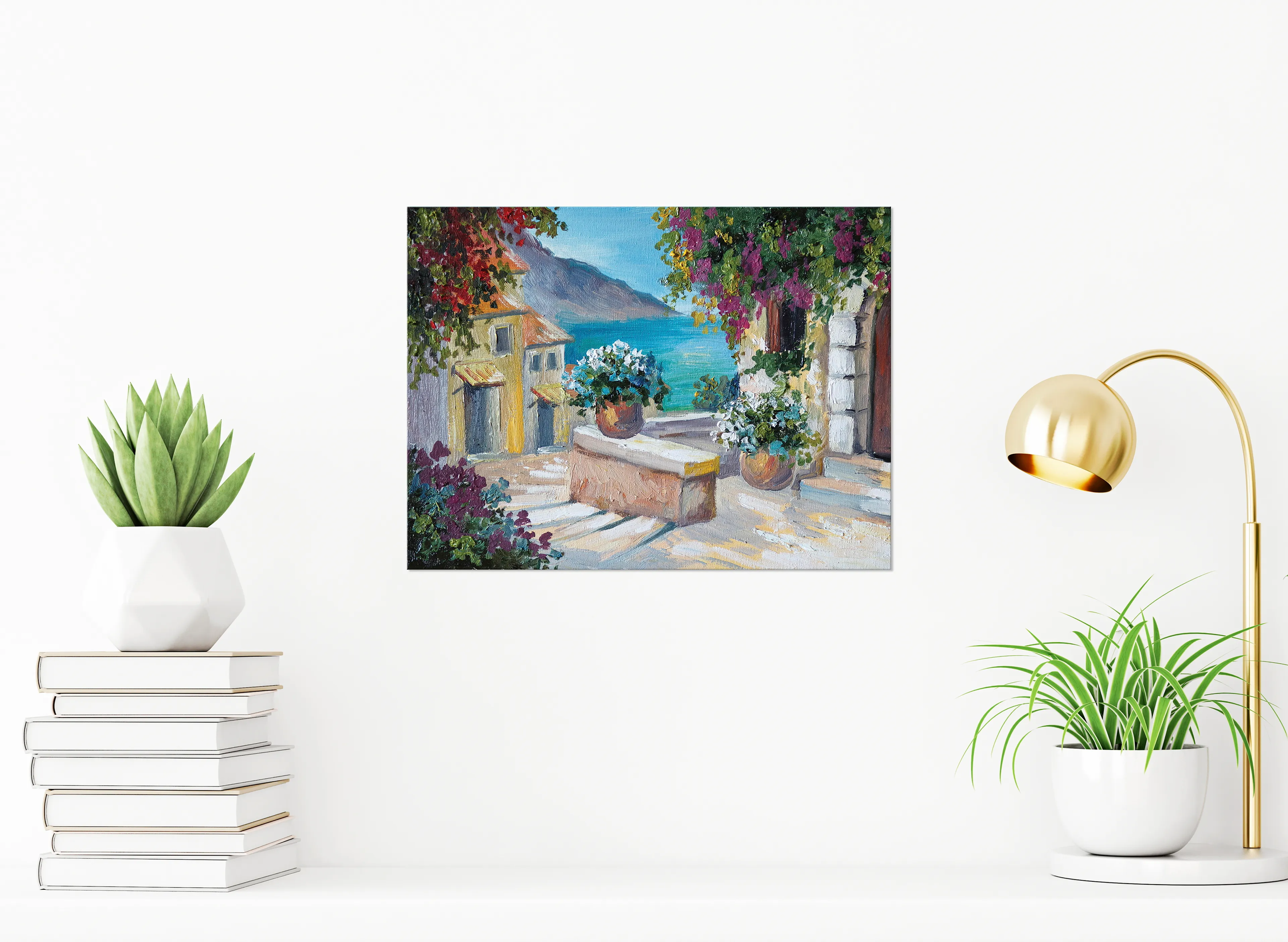Wandbild 30 x 40 cm Mediterranean View I