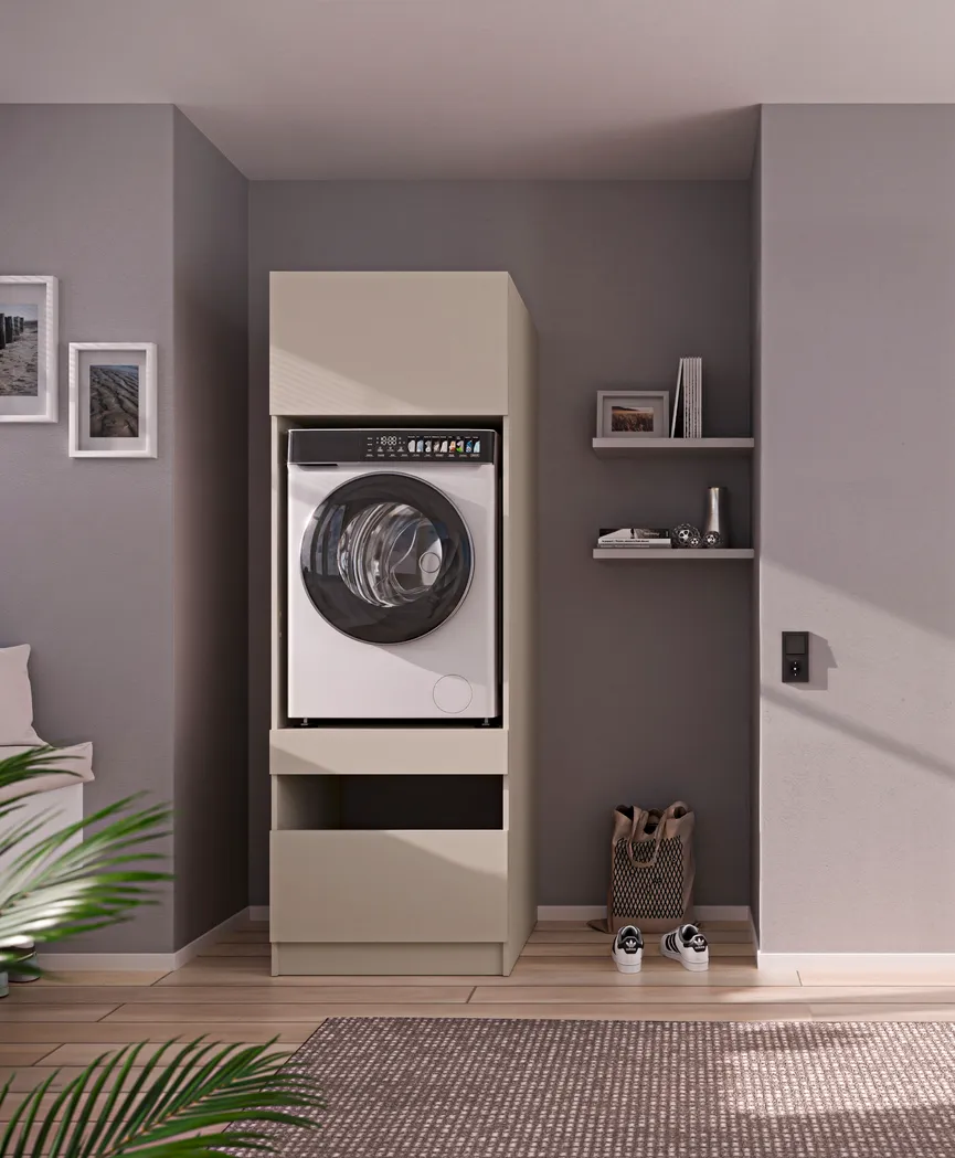 Waschmaschinenschrank milieu