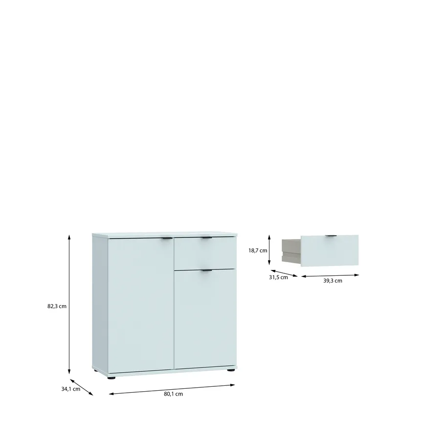 Kommode 2T/1S detail