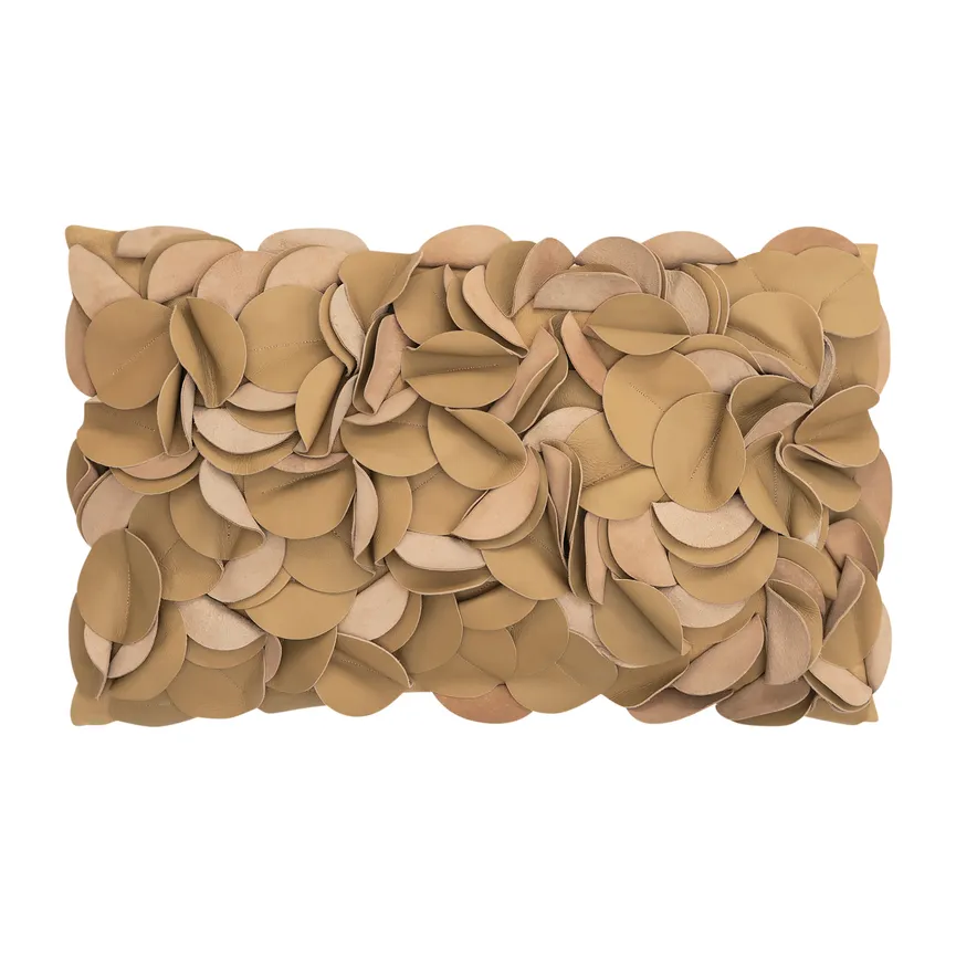 Kissen "Dorothy Leather" beige hauptaufnahme