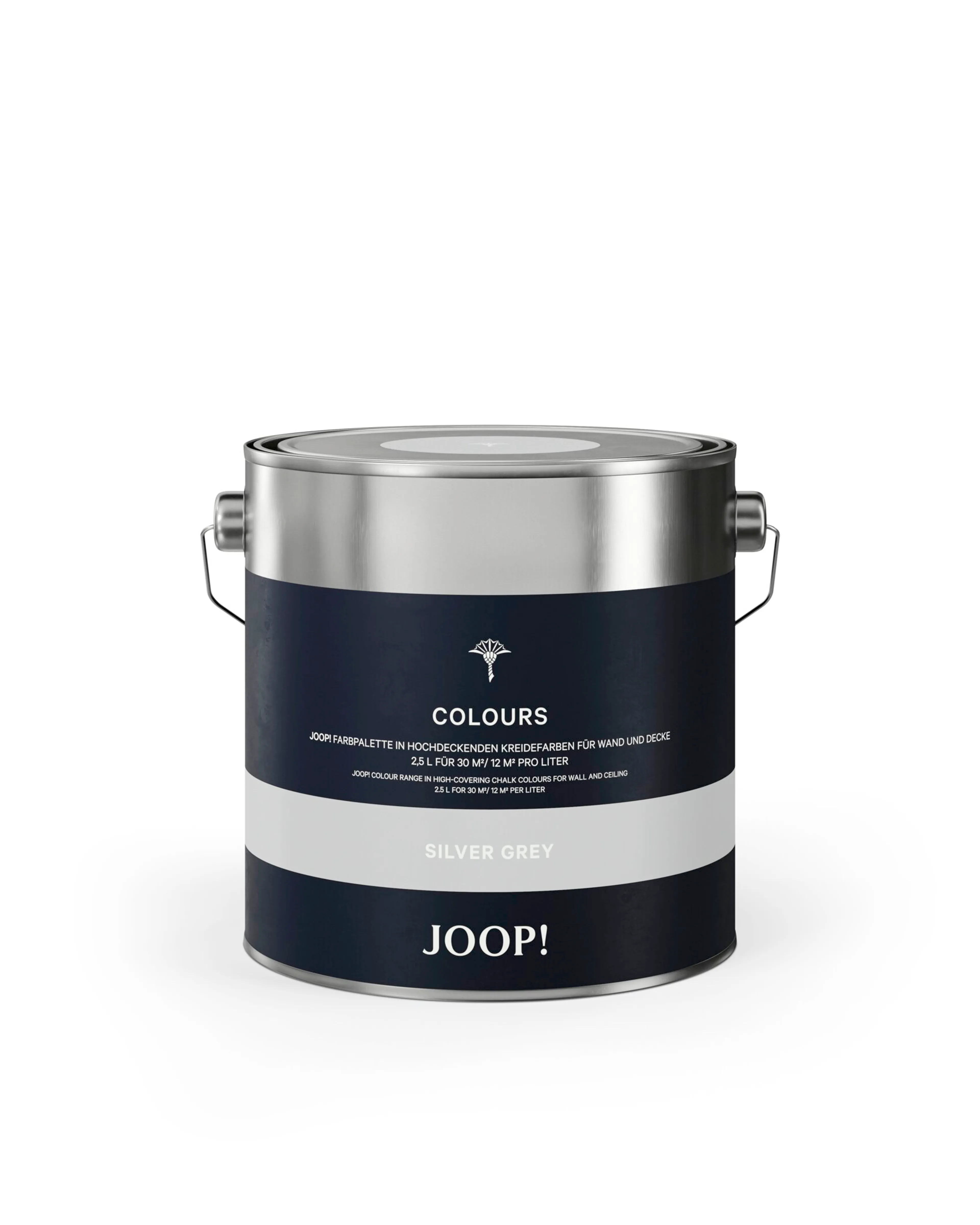 Wandfarbe Colour "Silver Grey"
