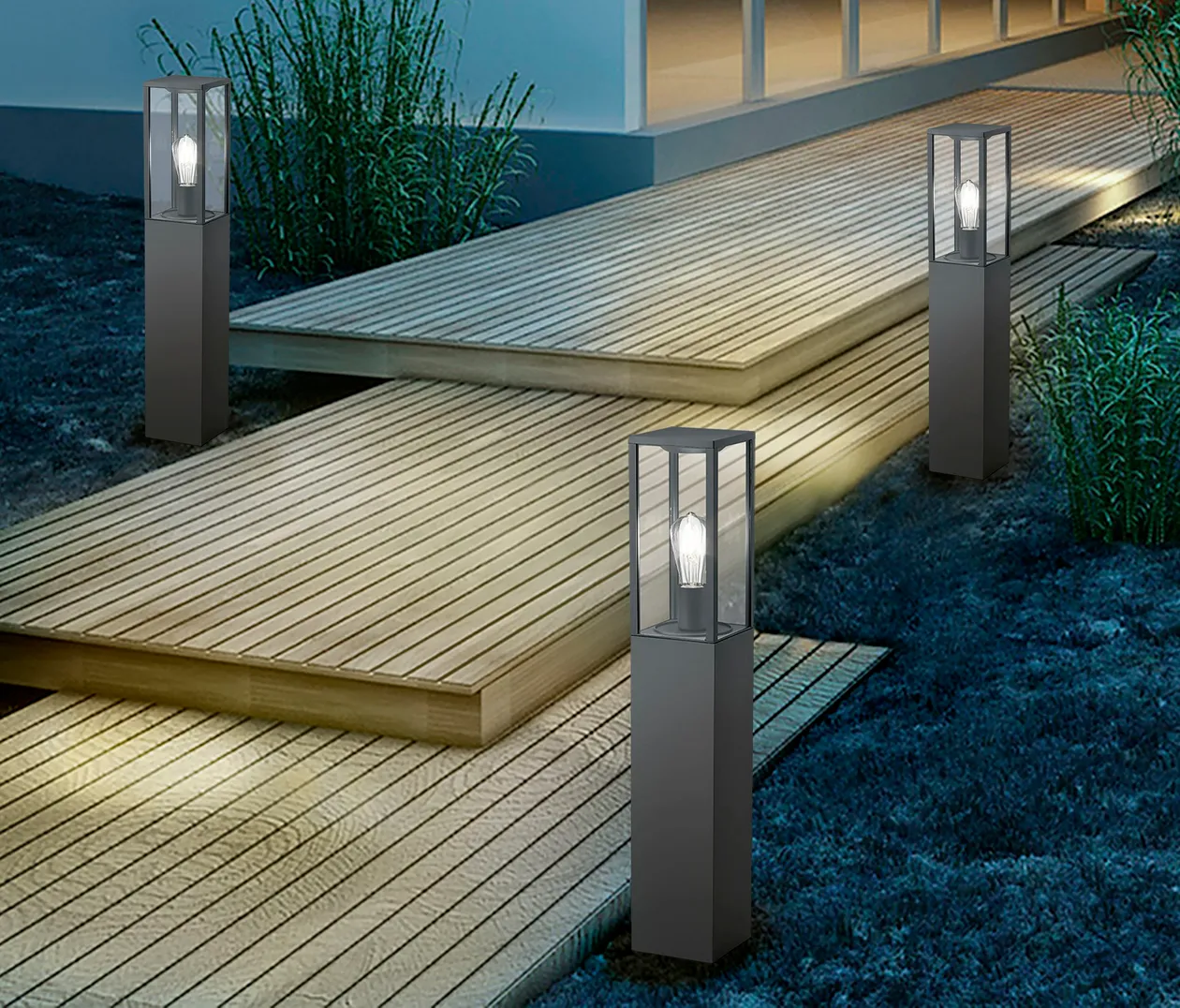 LED-Außensockelleuchte von Trio