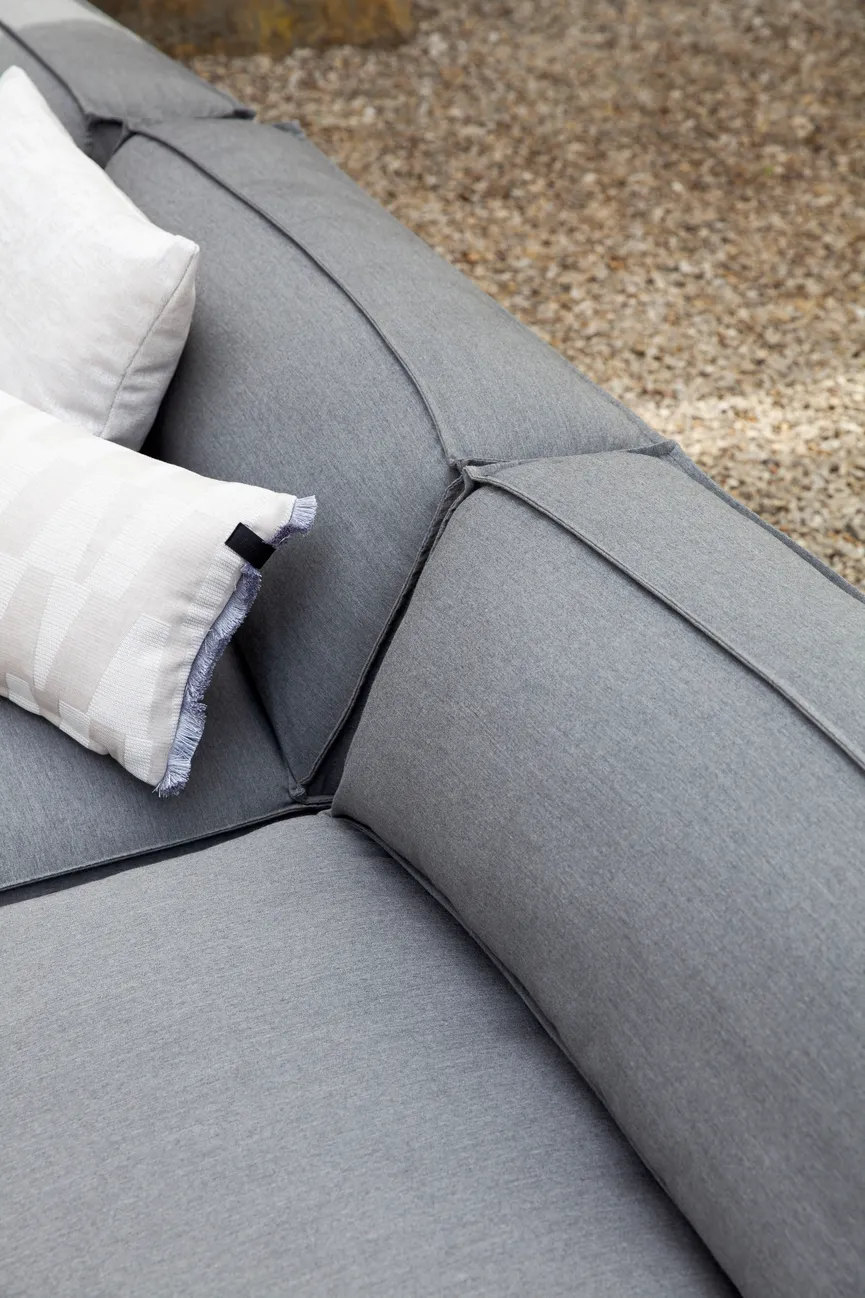 Sessel & Mittelmodul mid grey detail