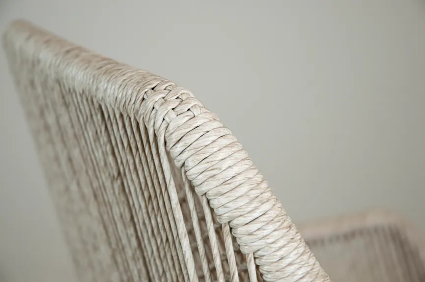 Allanis Sessel Beige-Powder detail