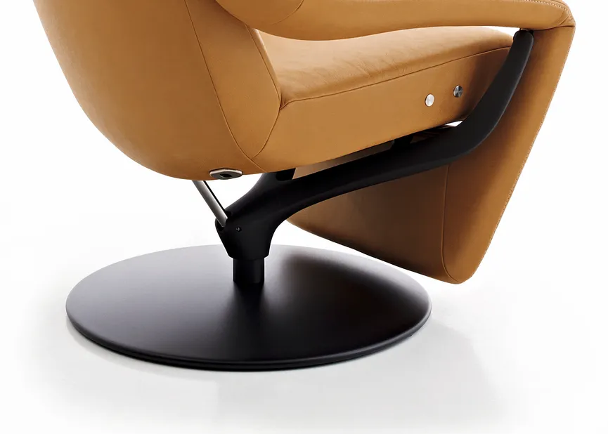 Sessel Yoko-5 DT schwarz detail