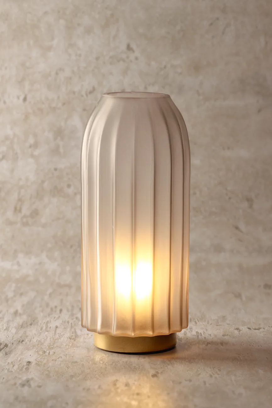 Lampe M grau milieu