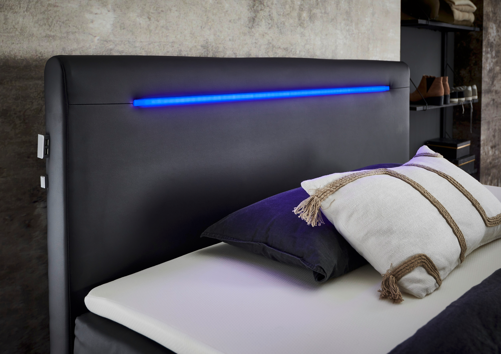 Boxspringbett detail