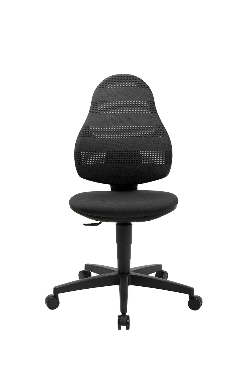 Drehstuhl schwarz detail