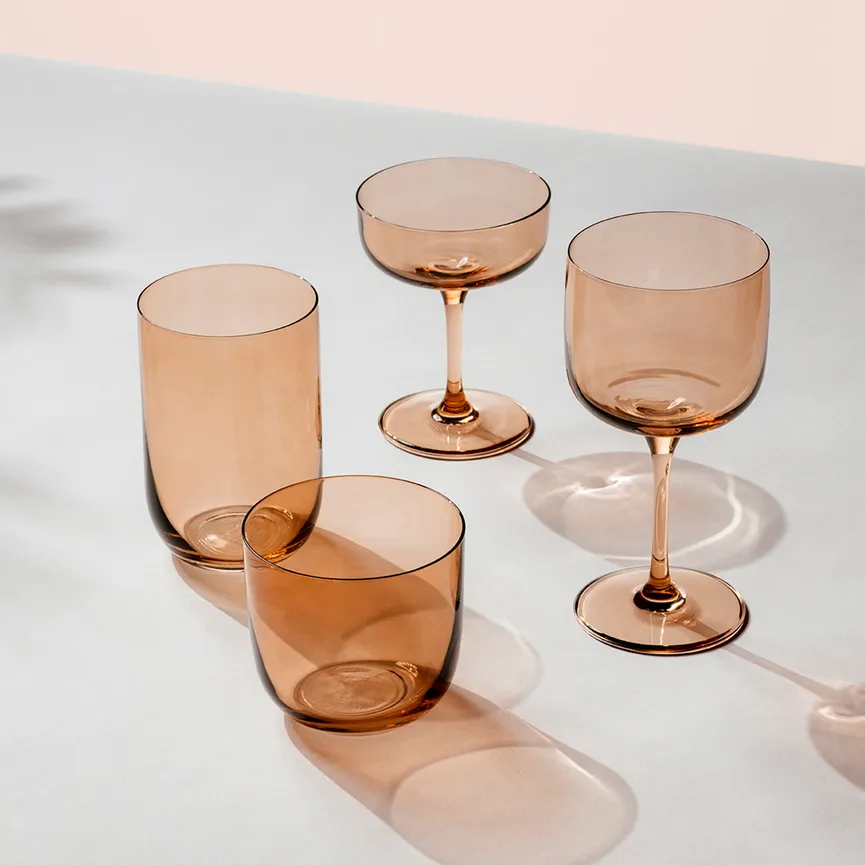 Sektglas "Like" 2er-Set clay milieu