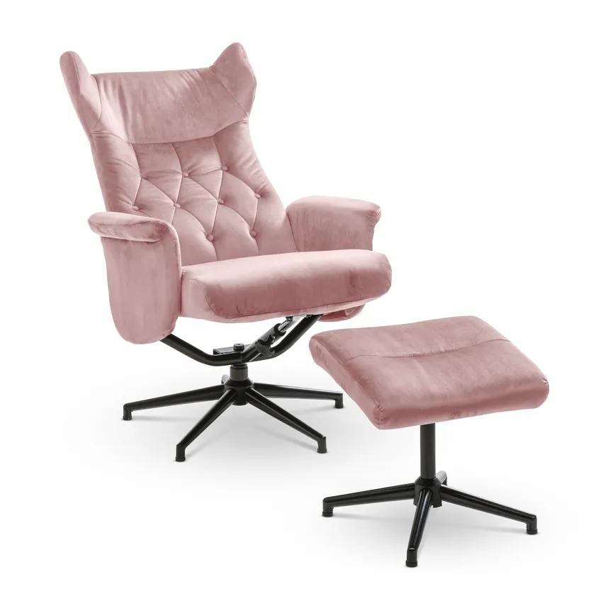 Relaxsessel + Hocker detail