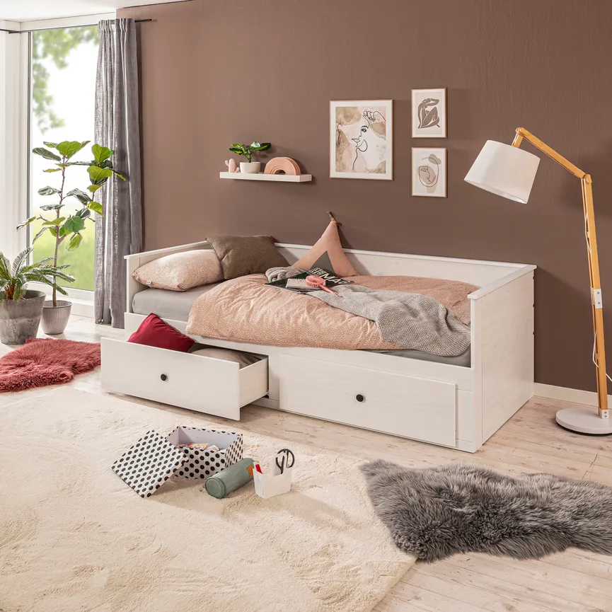 Funktionsbett 90/180x200 cm milieu