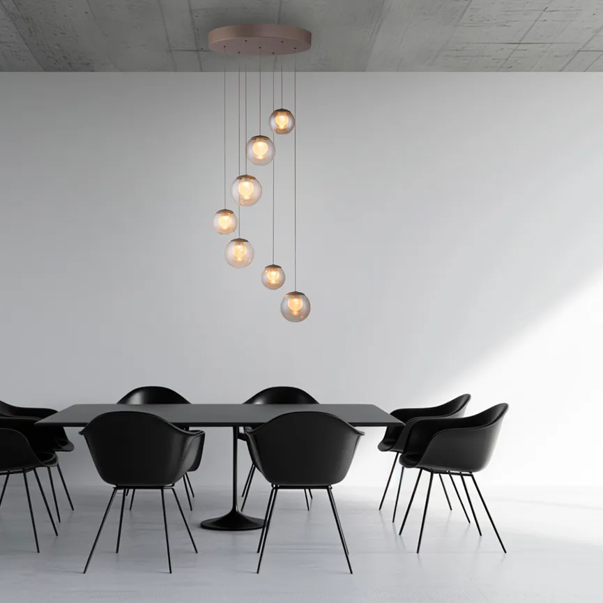 LED-Pendelleuchte "PURE Popup" milieu