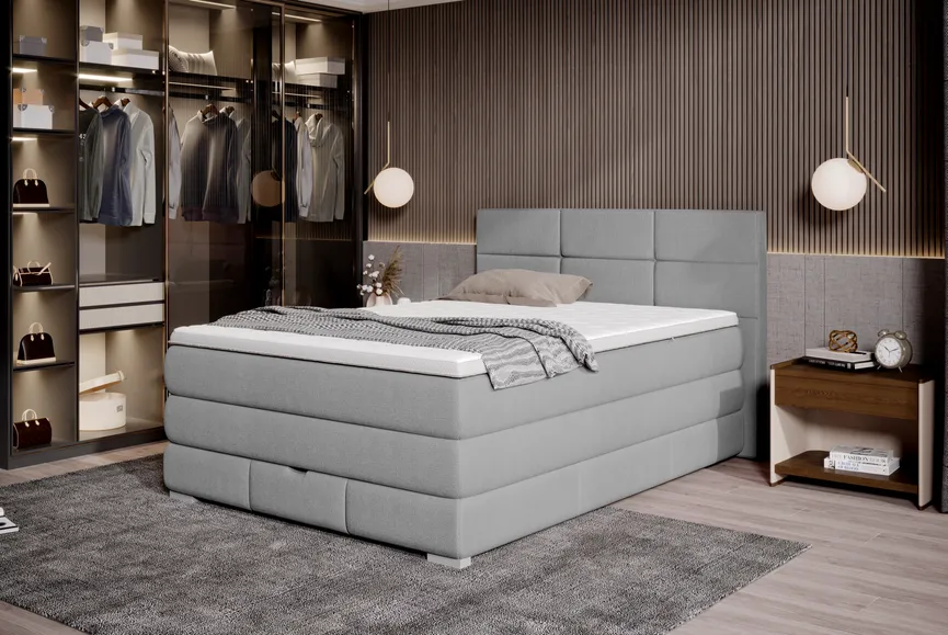 Boxspringbett 100x200 cm milieu
