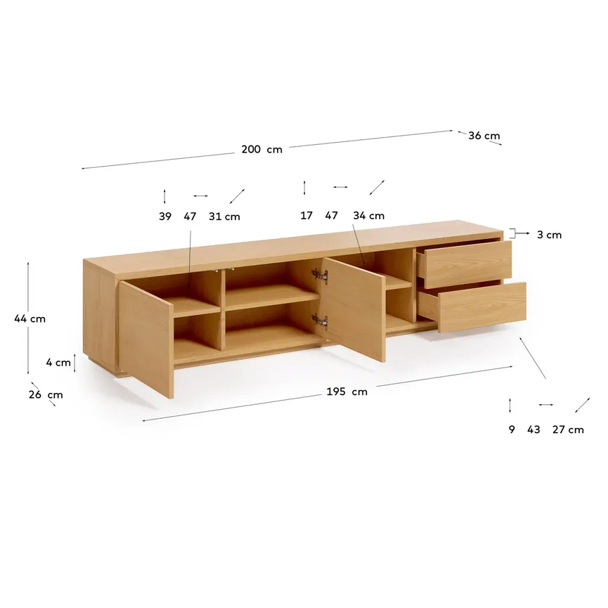 Lowboard detail
