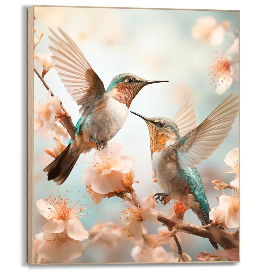 Bild gerahmt "Spring Birds" hauptaufnahme