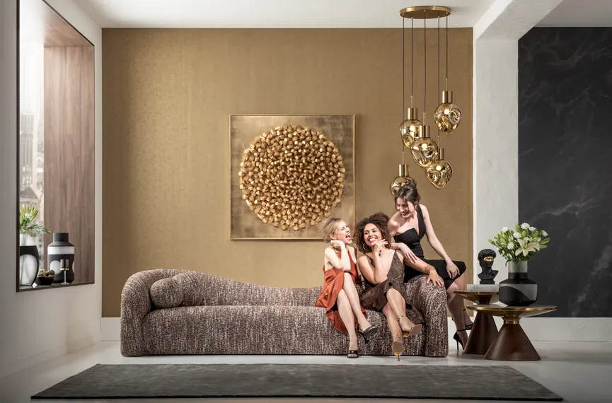 Sofa 3-Sitzer milieu