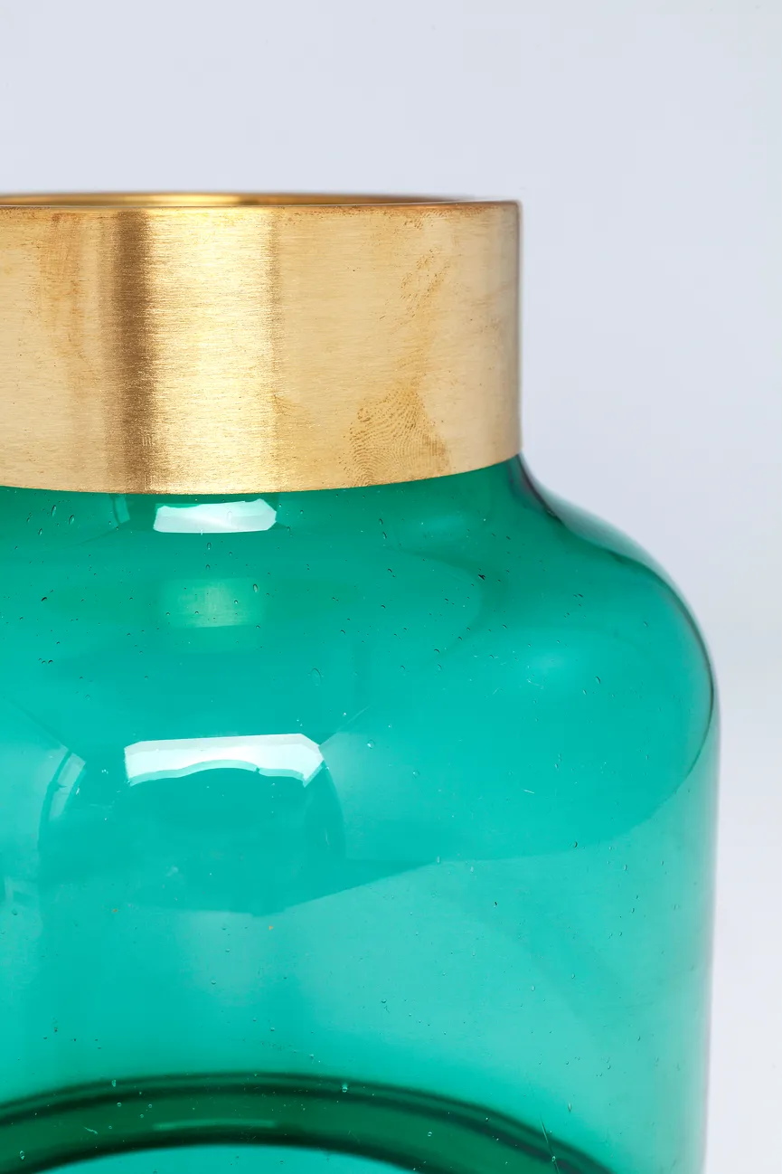 Vase "Positano Belly" grün detail
